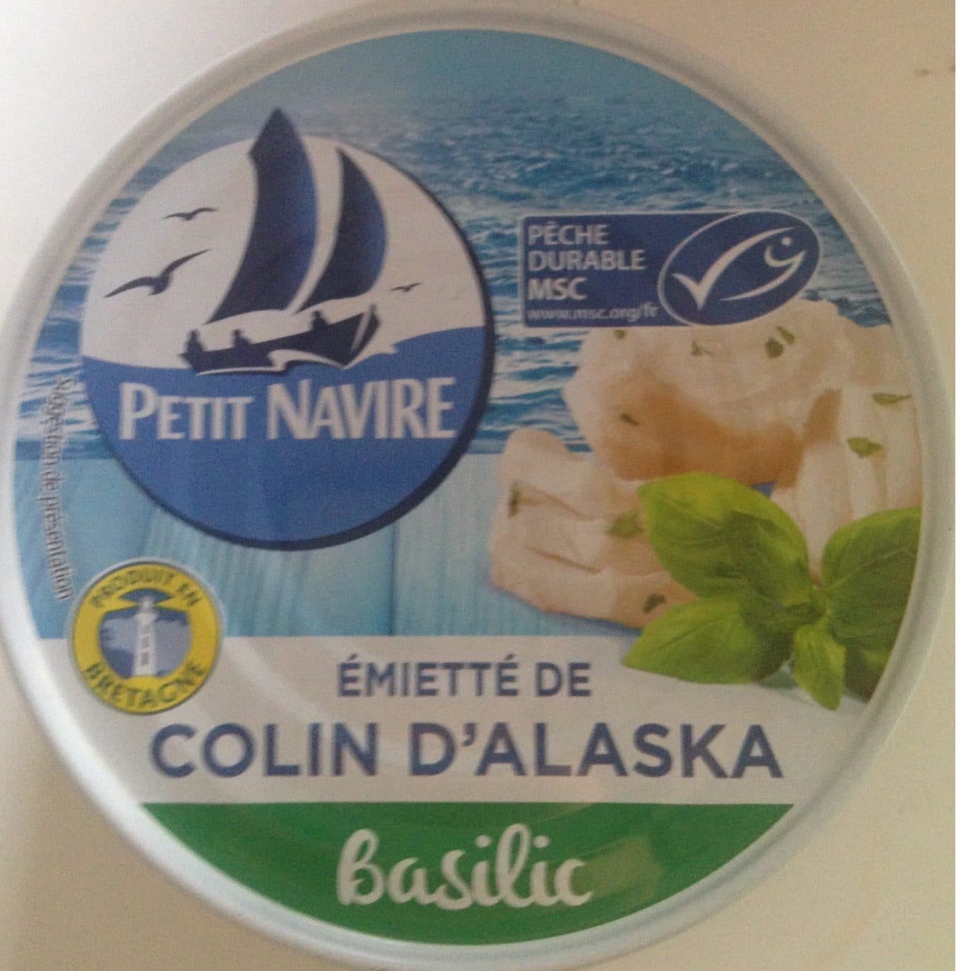 Petit navire Emietté de colin d'Alaska packshot