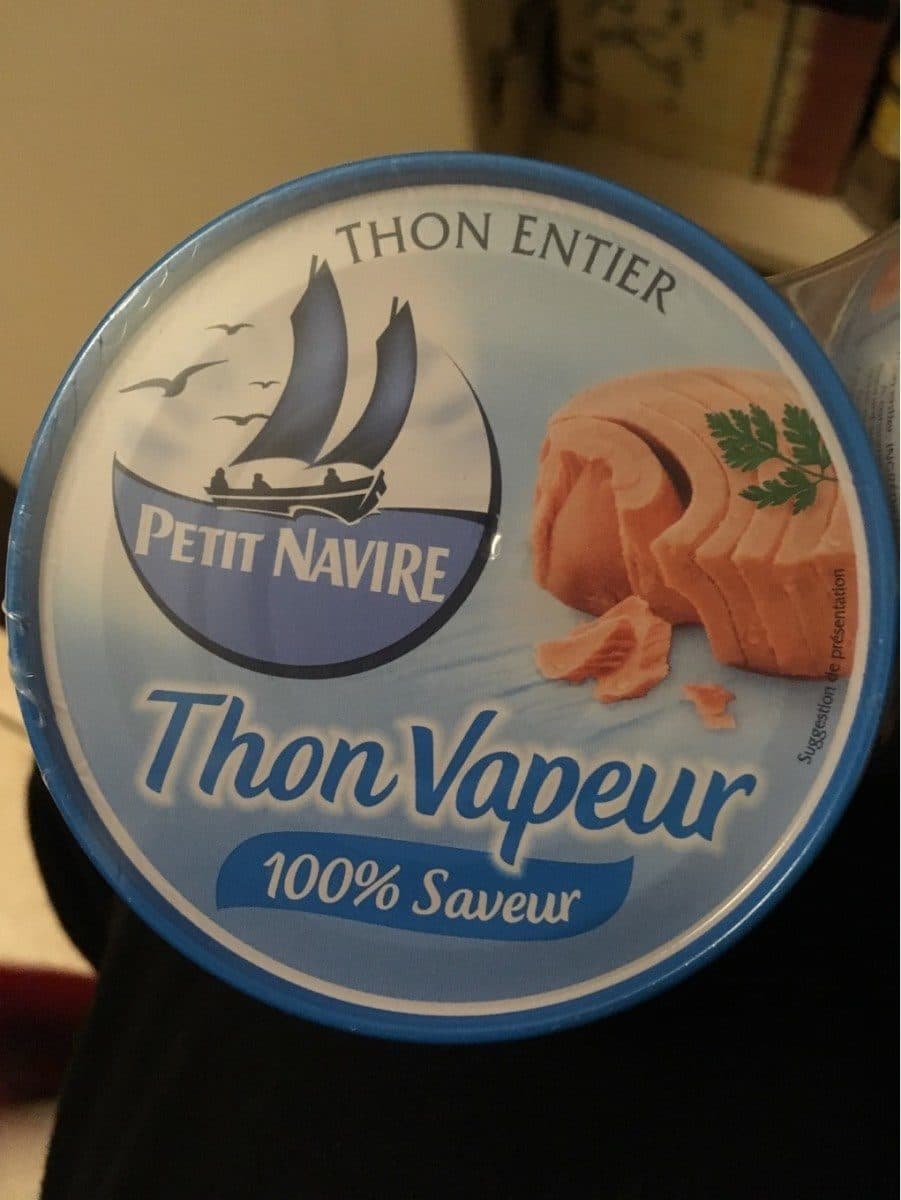 Petit Navire Thon vapeur nature packshot
