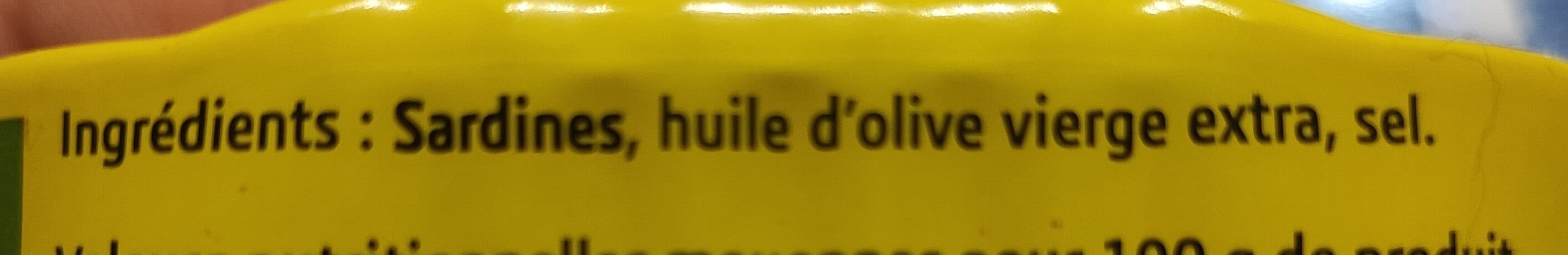 Parmentier Sardines Huile d'Olive Vierge Extra packshot