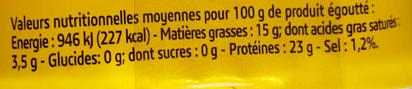 Parmentier Sardines huile d'olive Parmentier packshot