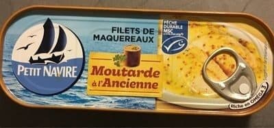 Petit Navire Filets de Maquereaux Moutarde à l'ancienne packshot
