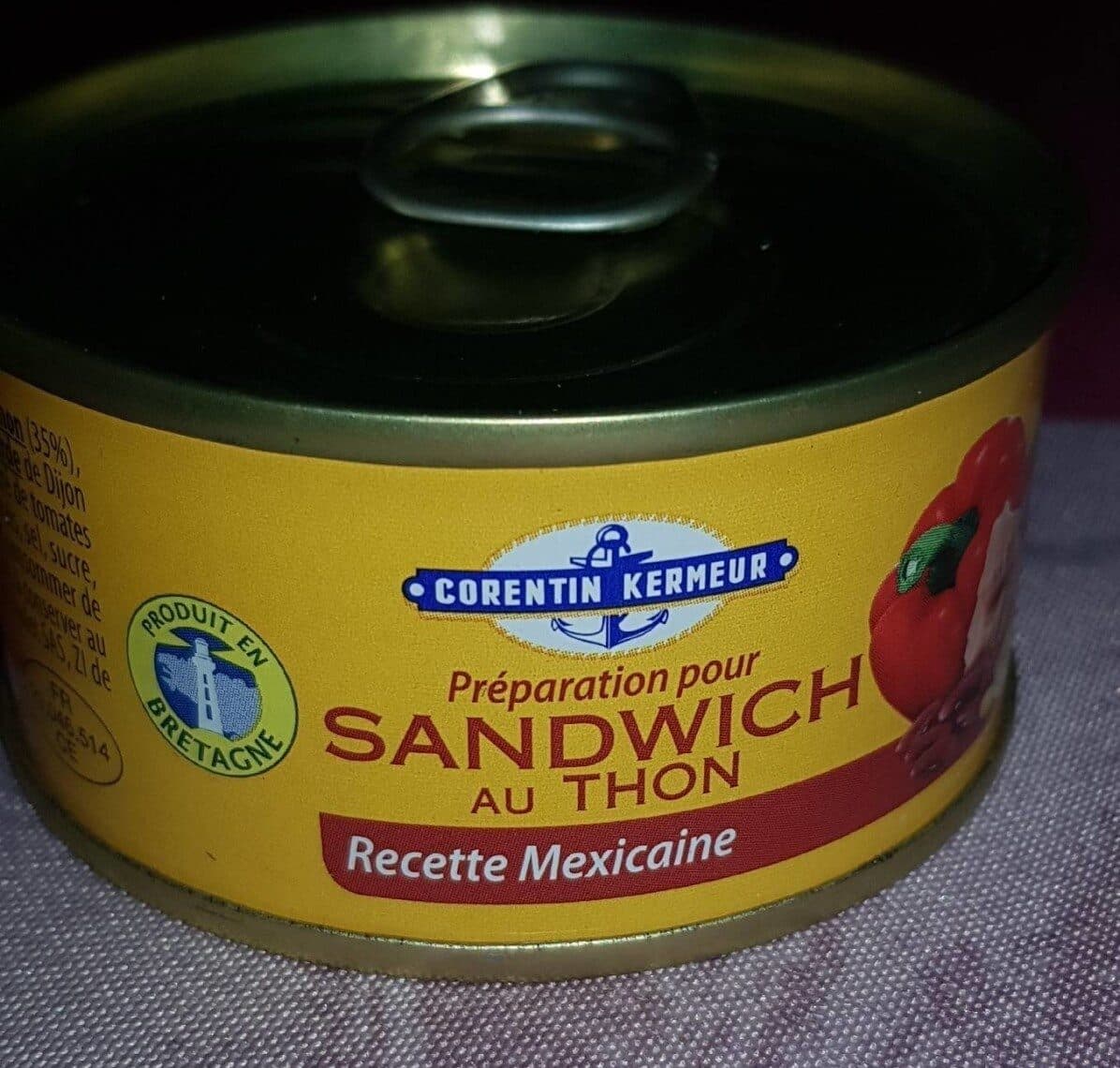 Corentin Kermeur Preparation Sandwich Au Thon packshot
