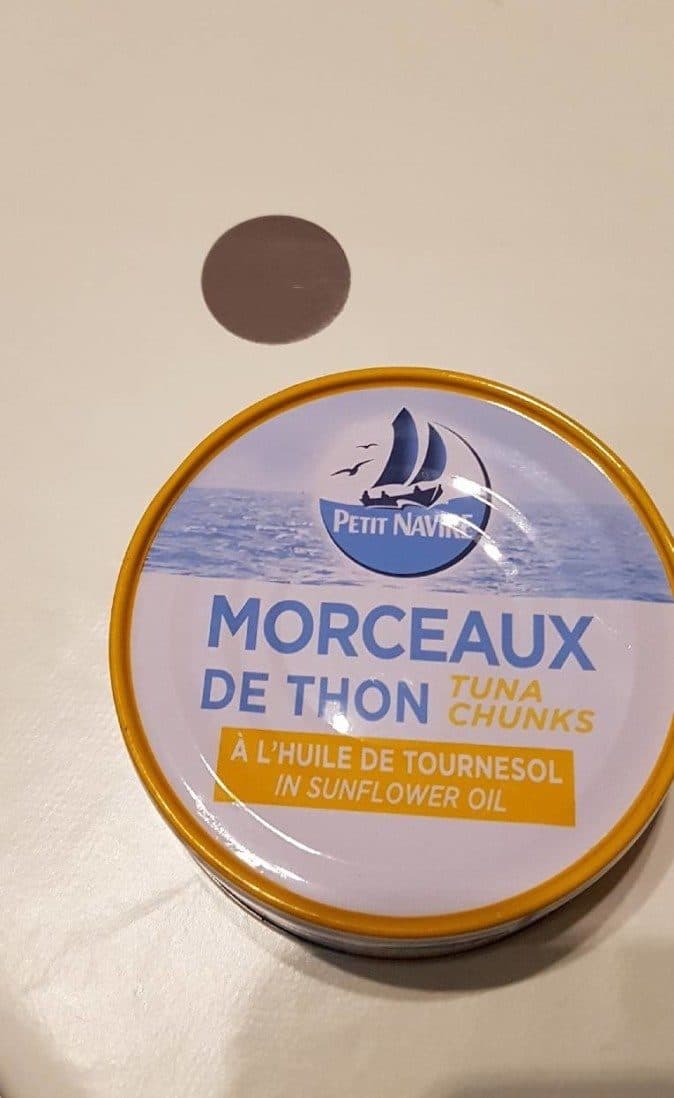 Petit Navire Morceaux de thon packshot