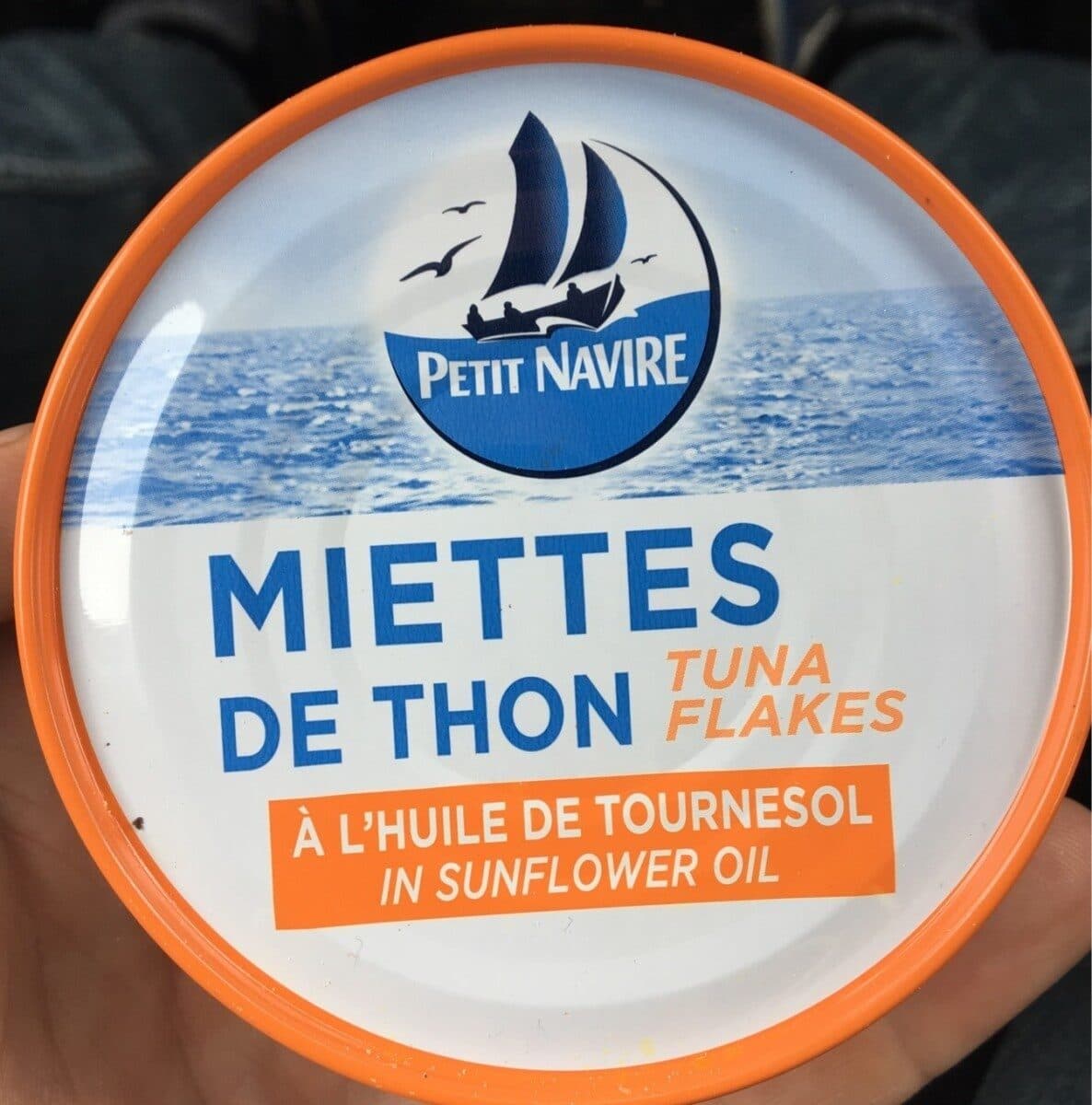 Petit Navire Miettes de thon à l'huile de tournesol packshot