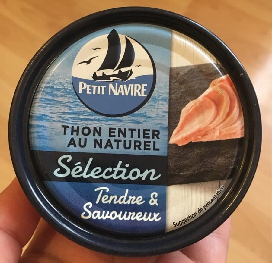 Petit Navire Thon entier au naturel Sélection packshot