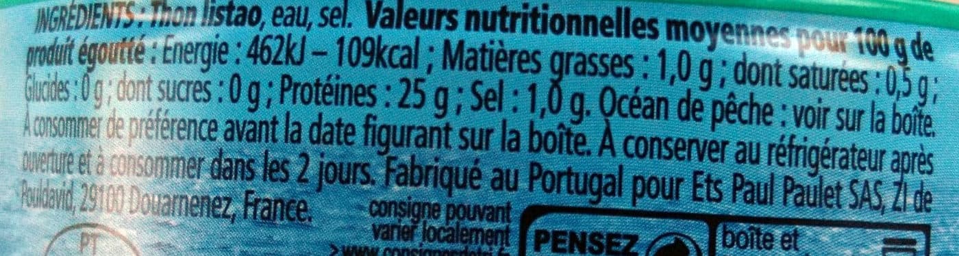 petit navire Miettes de thon packshot