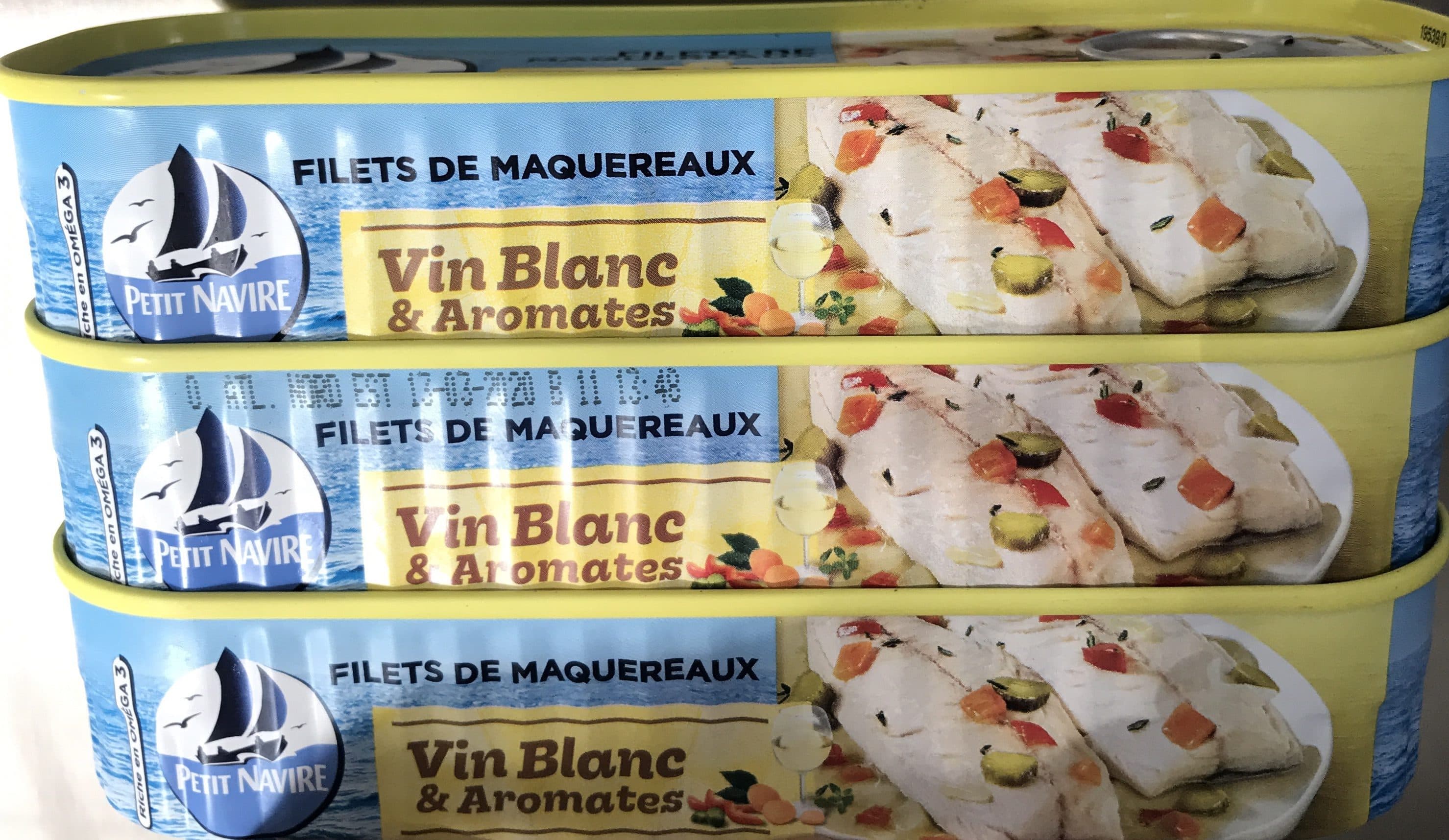 Petit navire Petit Navire filets de maquereaux au vin blanc packshot