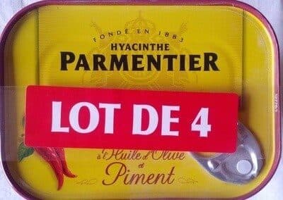 Hyacinthe Parmentier Sardines à l'huile d'olive et piment packshot
