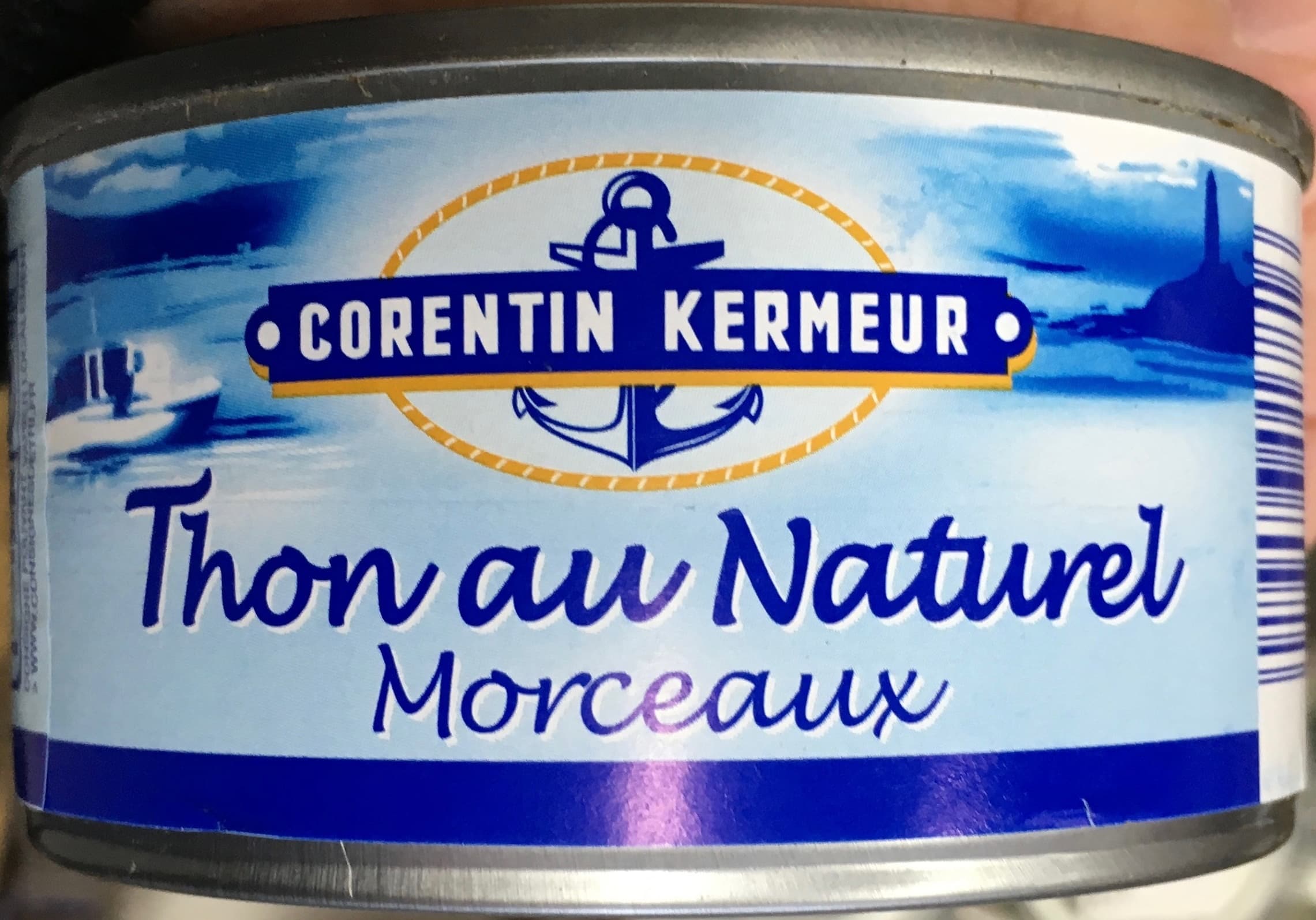 Corentin Kermeur Thon au naturel Morceaux packshot