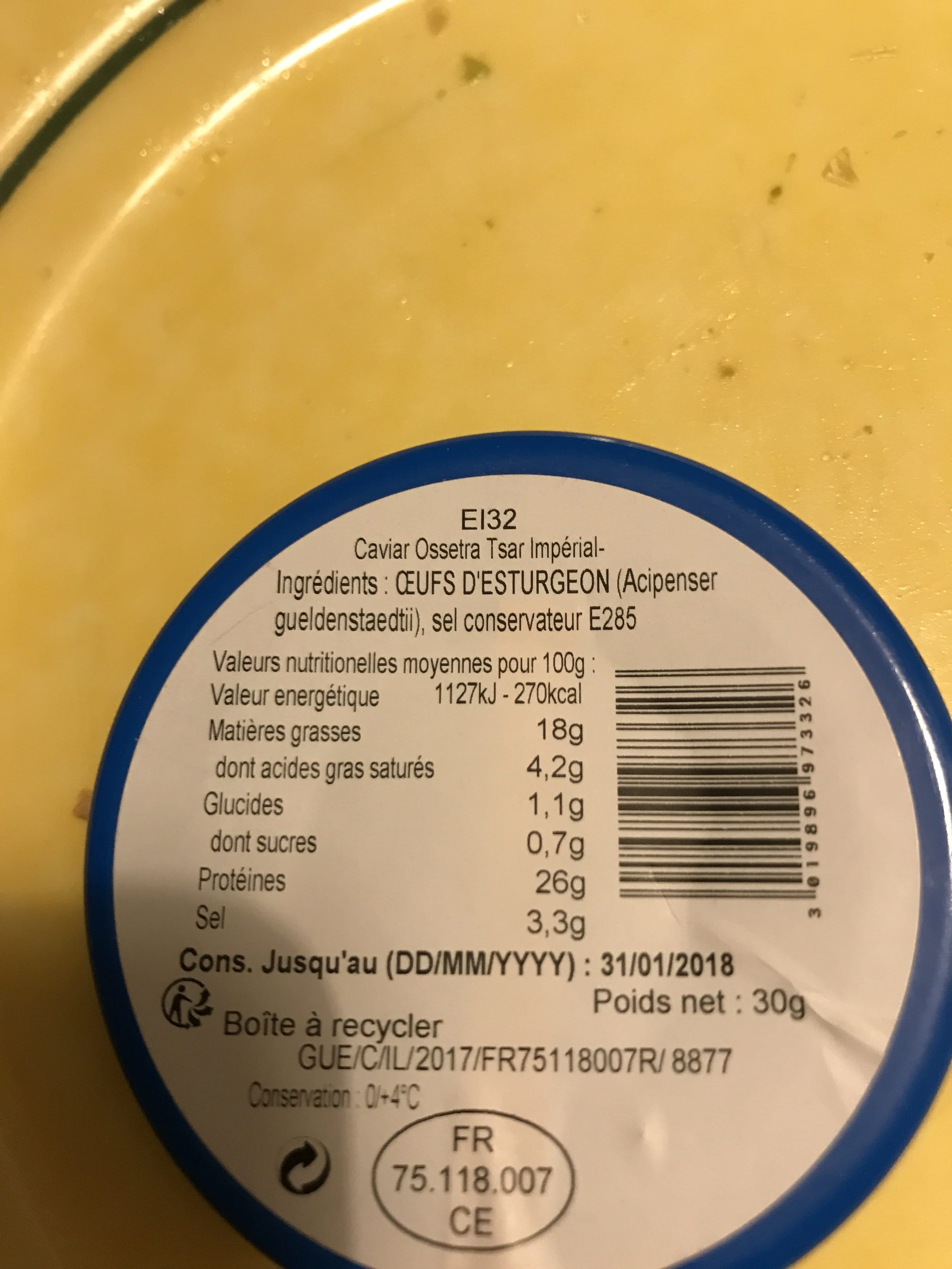 Petrossian Caviar packshot