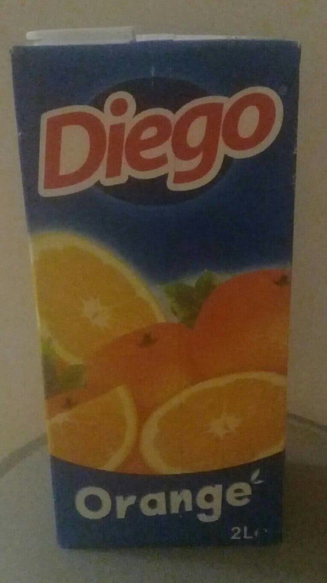 Diego Jus d'orange packshot