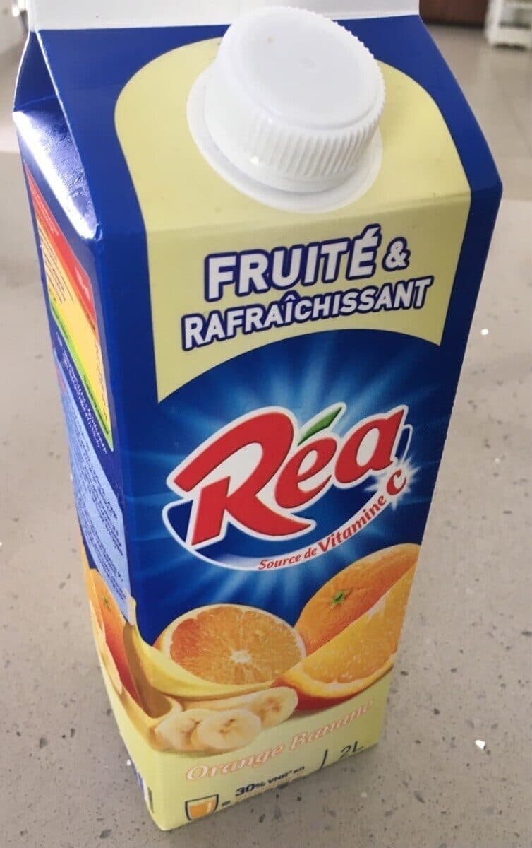 rea Jus orange banane packshot