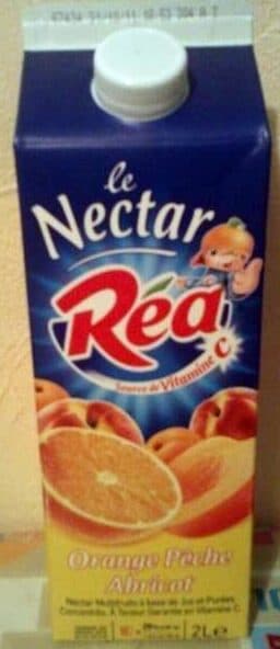 REA Nectar Orange Pêche Et Abricot, 2 Litres, Marque Réa packshot