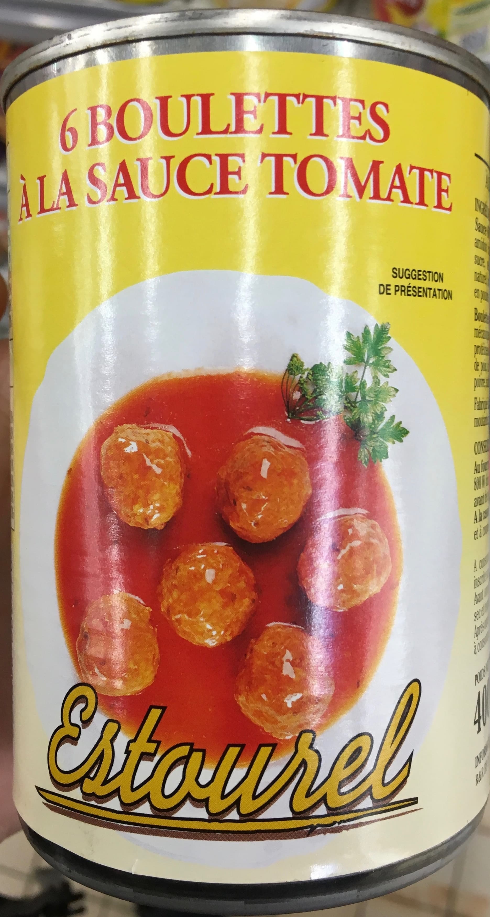 Estourel Boulettes à la sauce tomate packshot