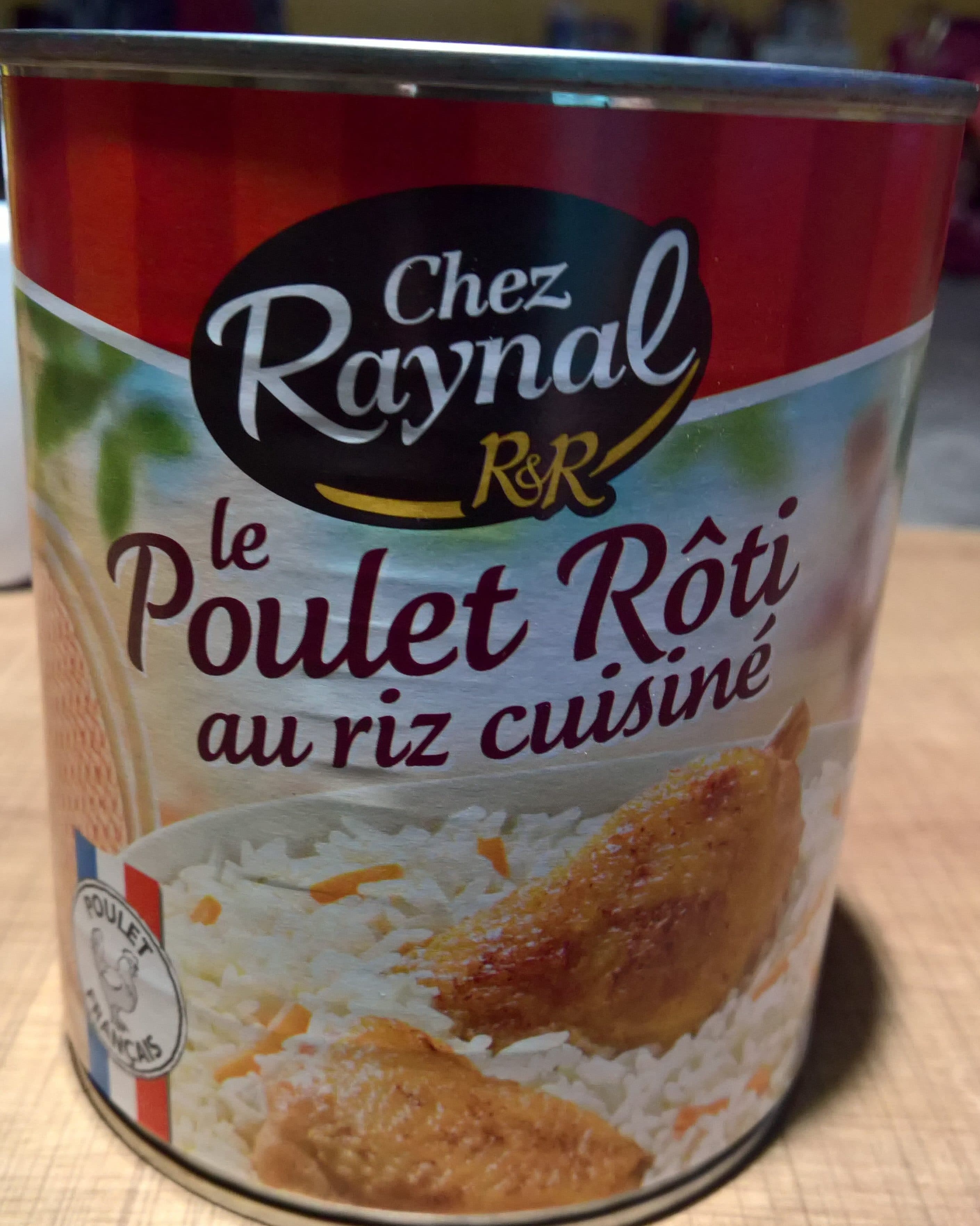 Chez Raynal Le Poulet Rôti au Riz Cuisiné packshot