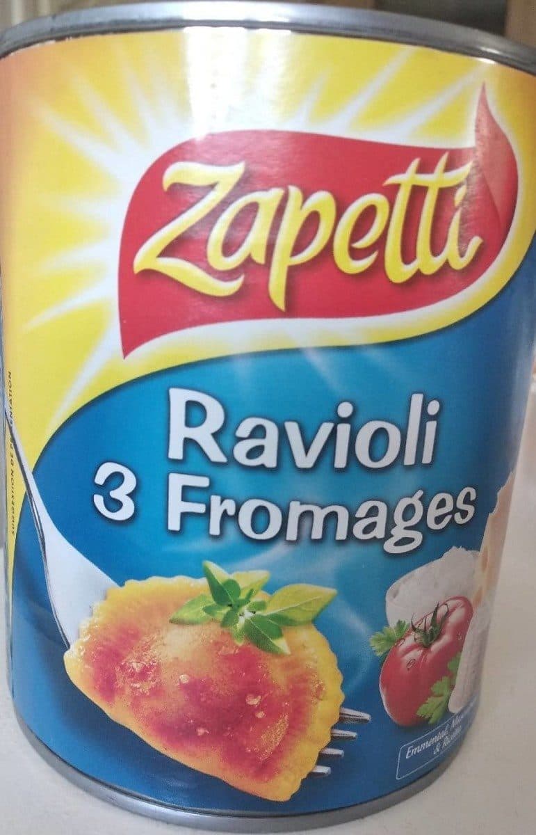 zapetti Ravioli 3 fromages packshot