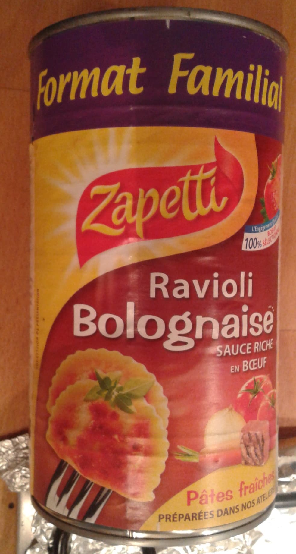 Zapetti Ravioli Bolognaise (Sauce Riche en Bœuf) Format Familial packshot