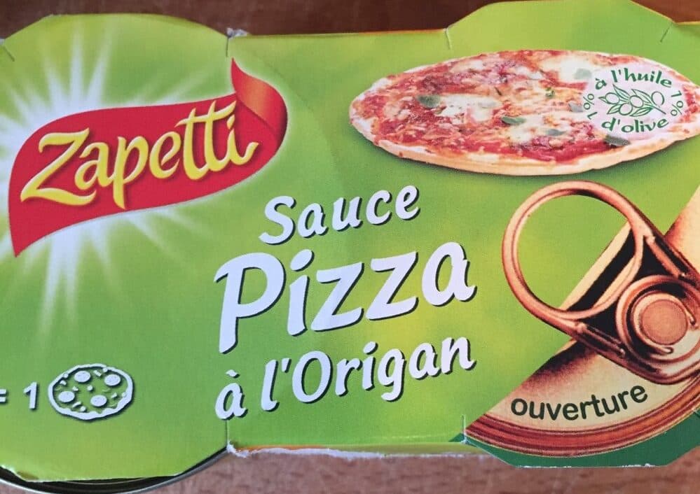 Zapetti Sauce pizza à l'origan packshot