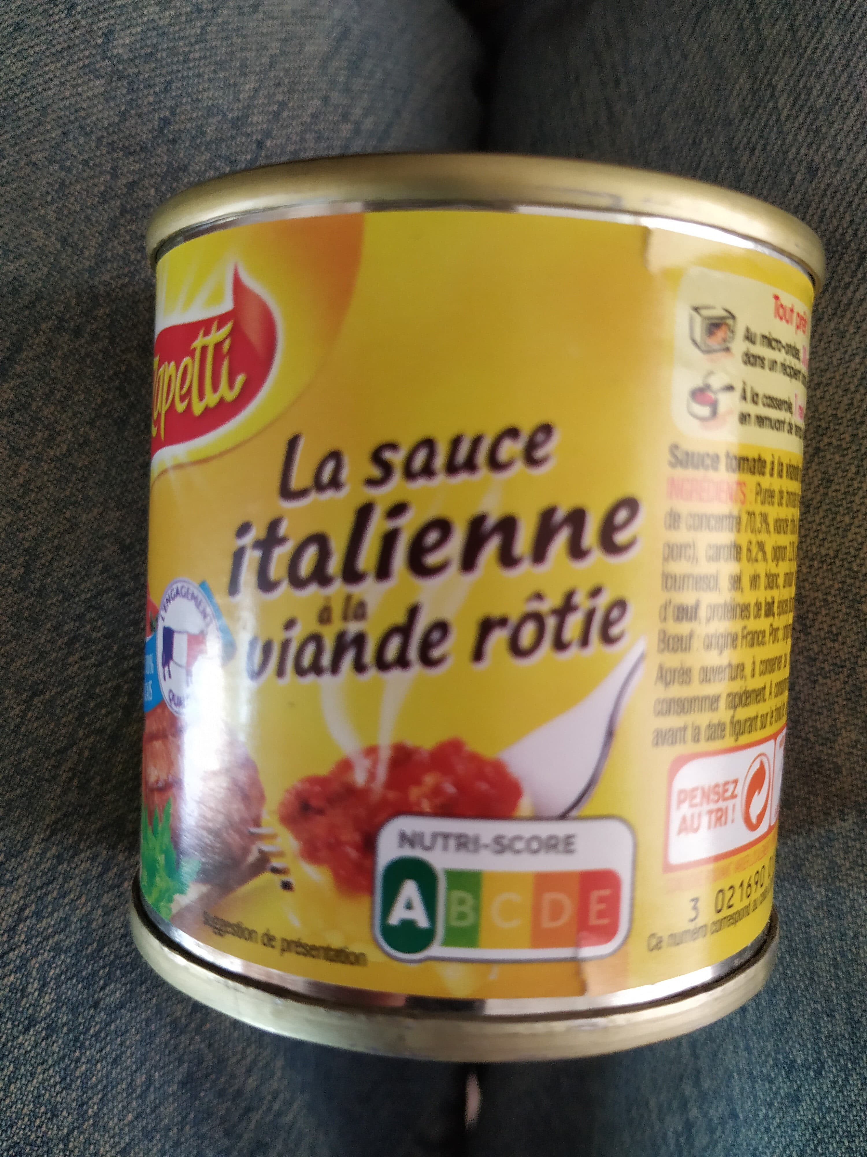 Zapetti La sauce italienne à la viande rôtie packshot