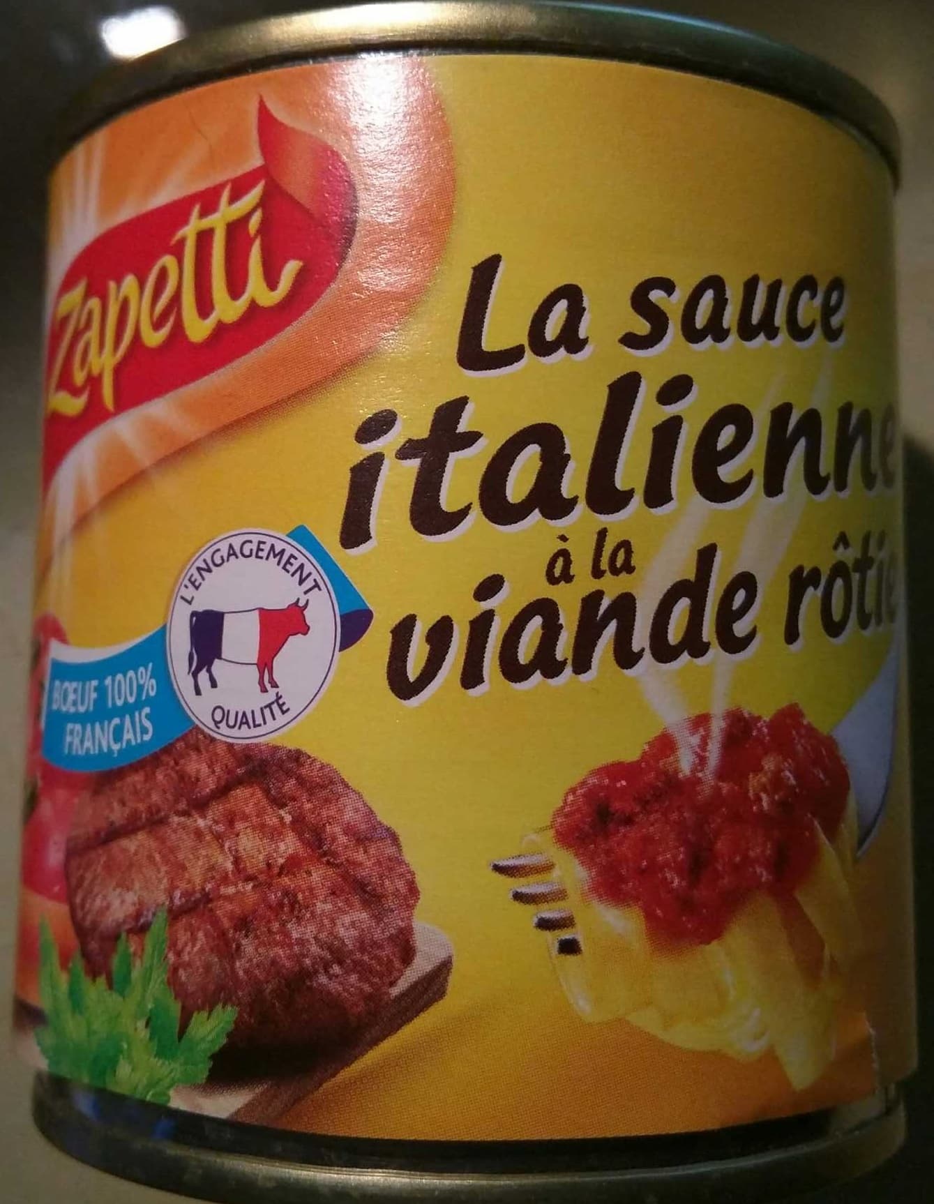 Zapetti La sauce italienne à la viande rôtie packshot