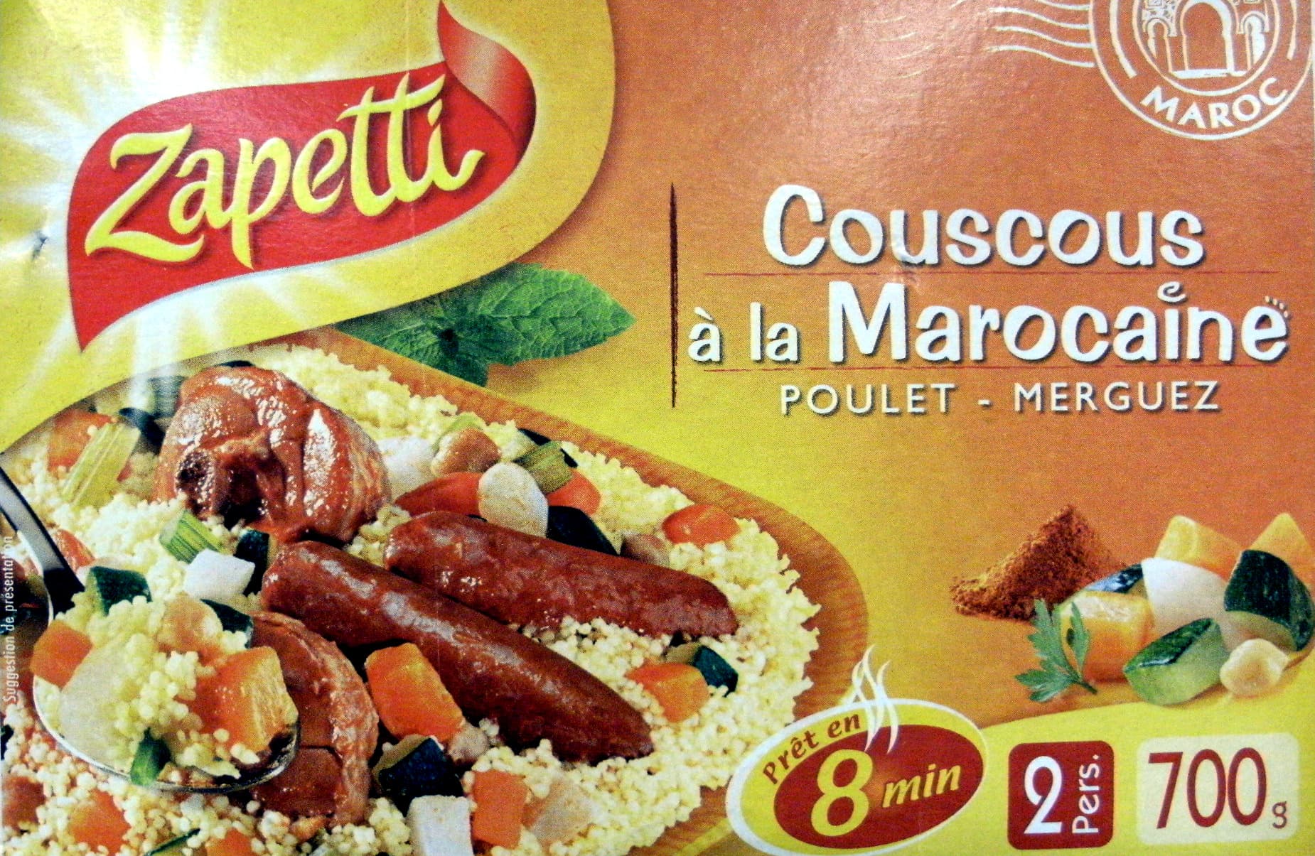 Zapetti Zapetti couscous à la Marocaine packshot