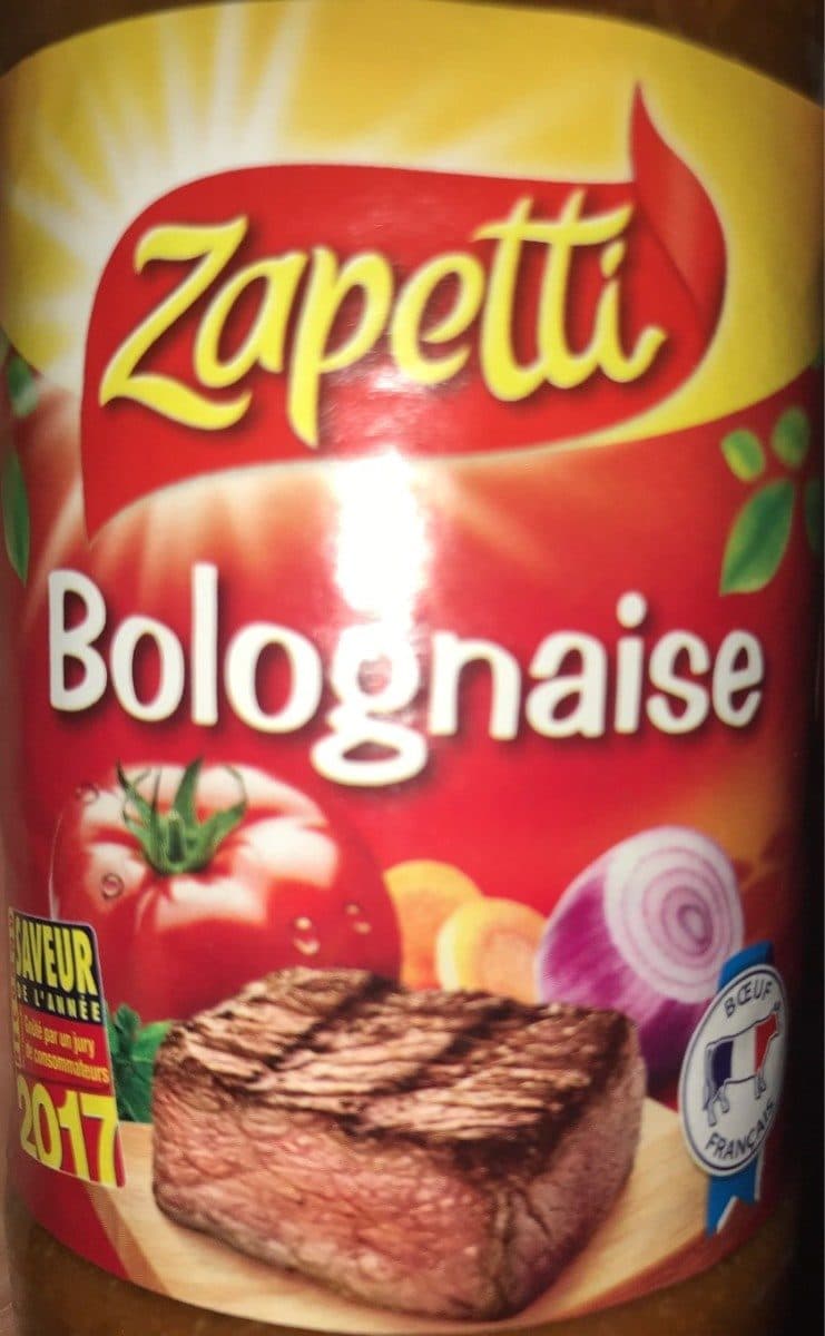 Zapetti Sauce bolognaise Buitoni packshot