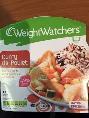 Weight Watchers Curry de poulet et deux riz packshot