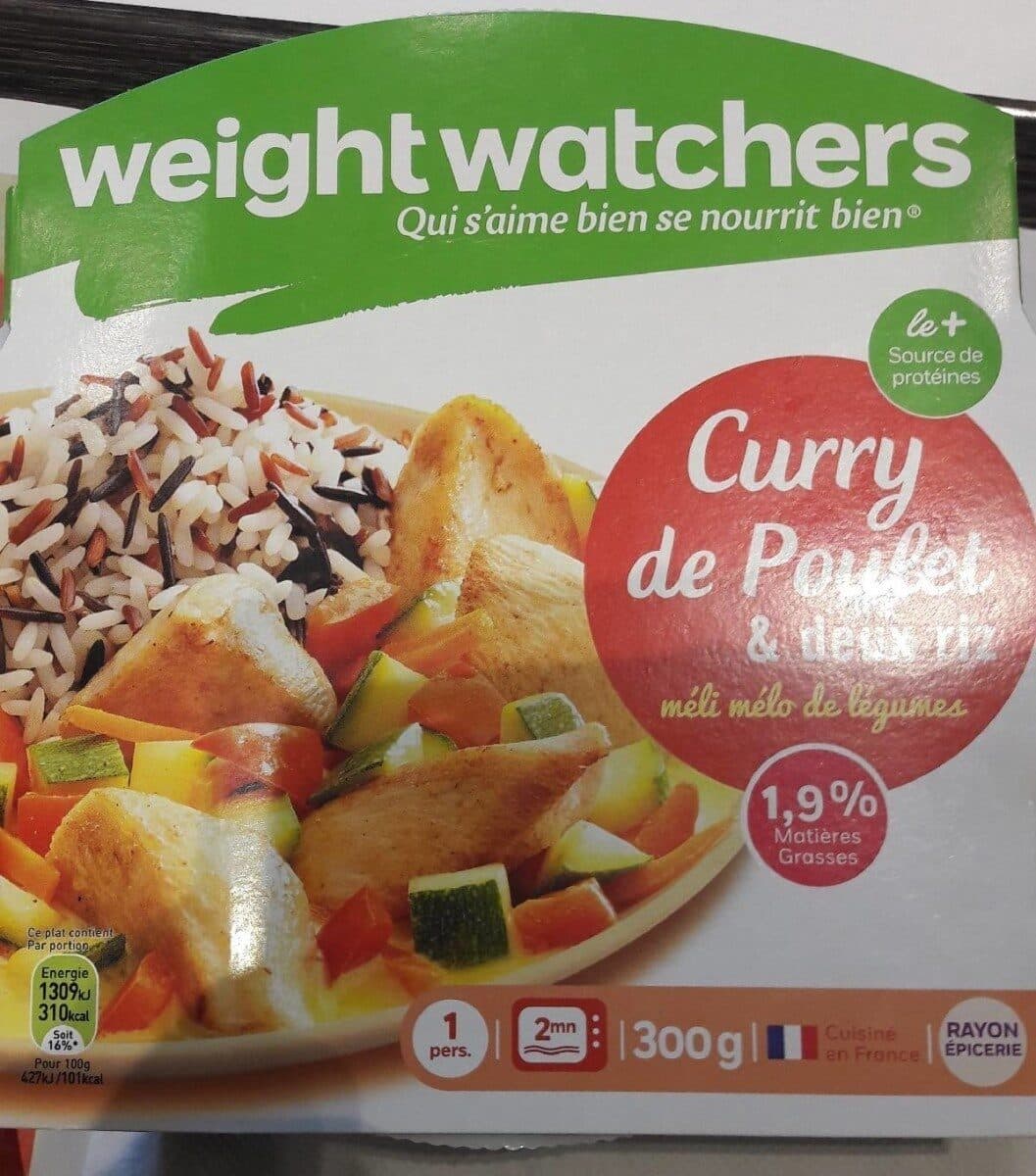 Weight Watchers Curry de poulet et deux riz packshot