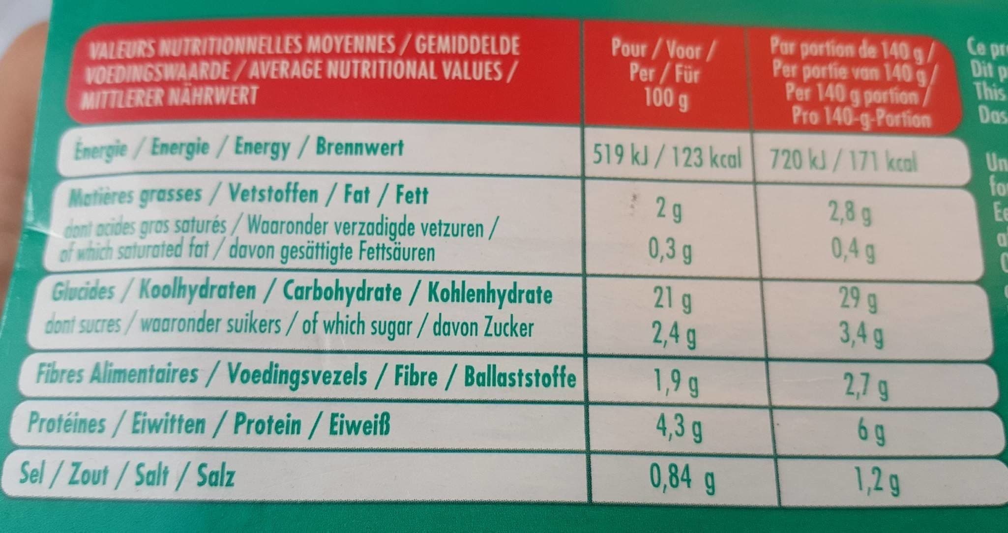 Zapetti Taboulé packshot