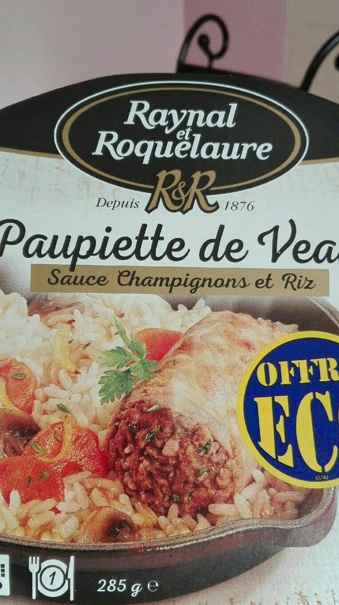 Raynal et Roquelaure Paupiette de veau packshot