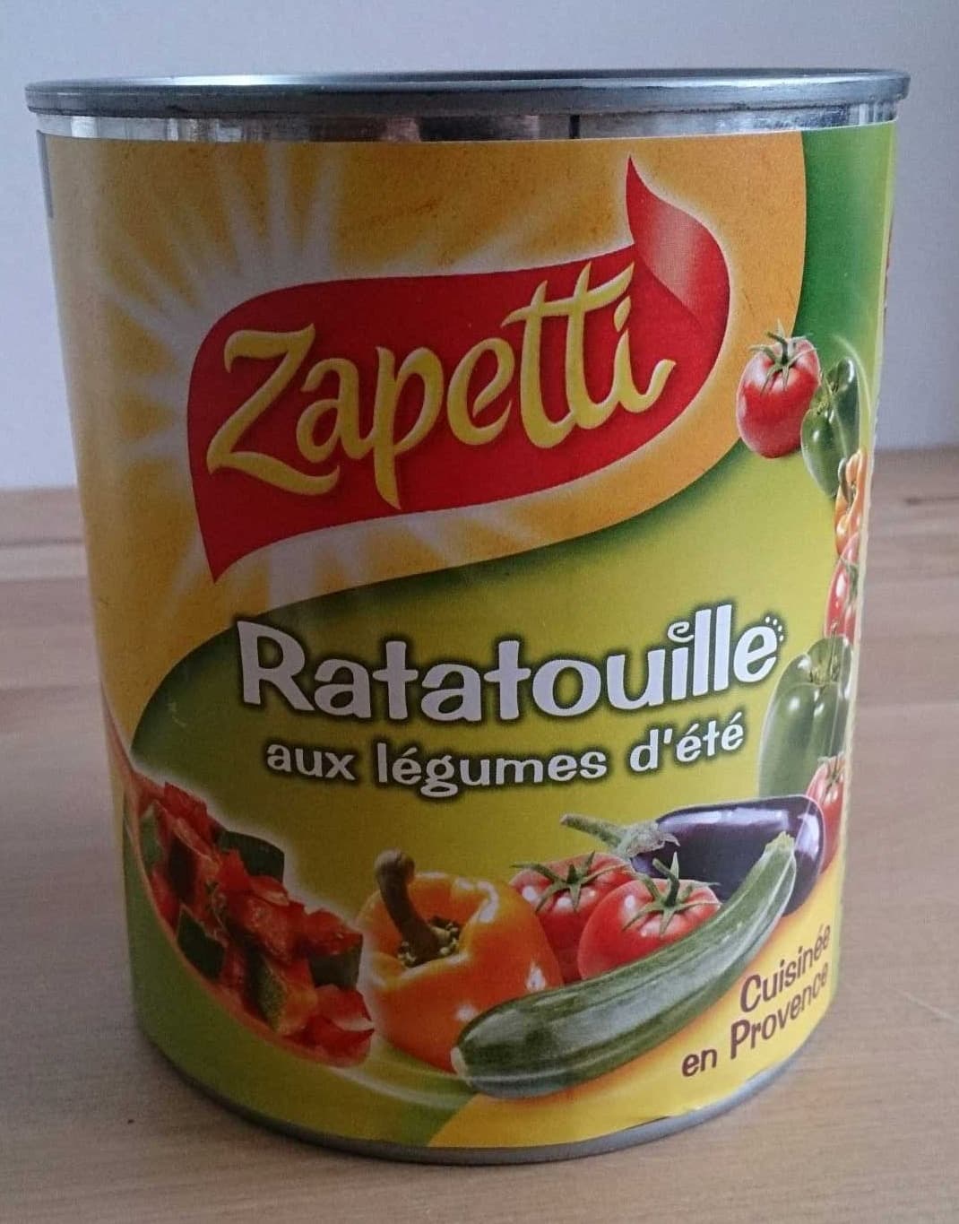 zapetti ratatouille aux légumes d'été packshot