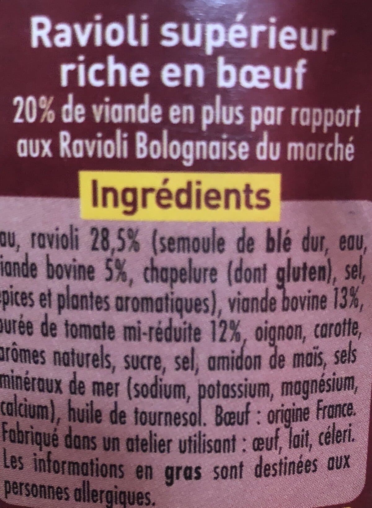 Zapetti Ravioli max de Boeuf packshot