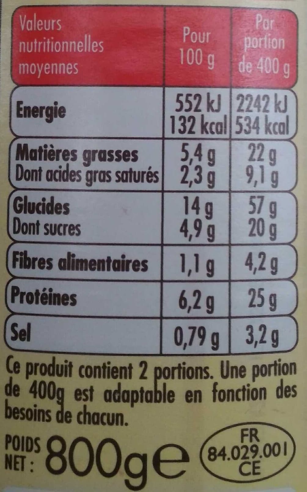 Zapetti Cannellonis "Max de Boeuf" packshot