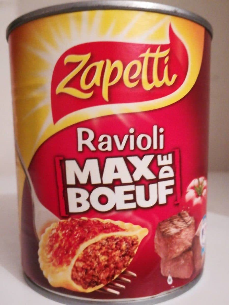 Zapetti Ravioli Max de Boeuf packshot