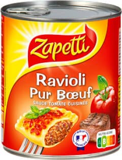 Zapetti Ravioli pur boeuf packshot