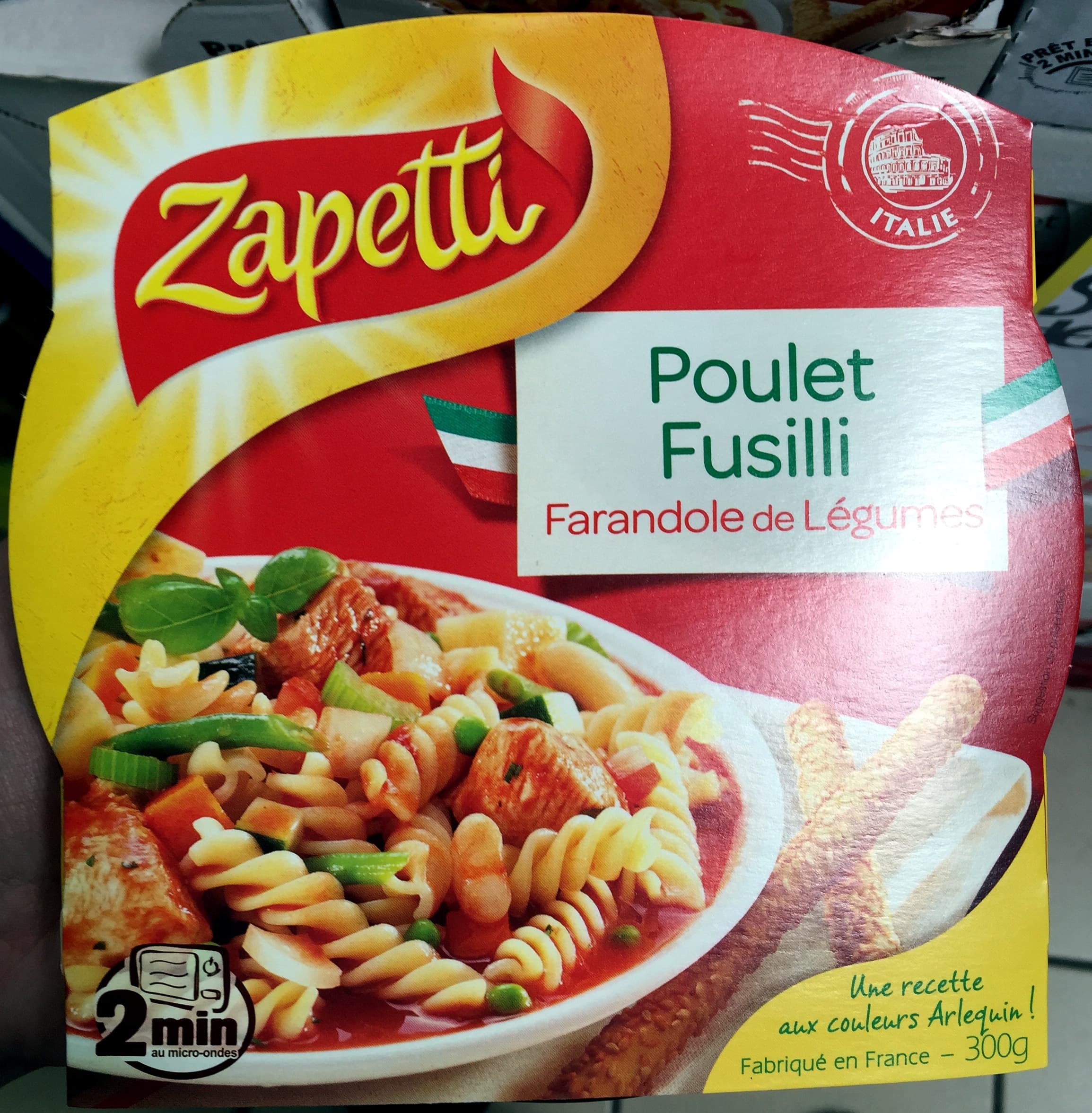 Zapetti Poulet Fusilli, Farandole de Légumes packshot