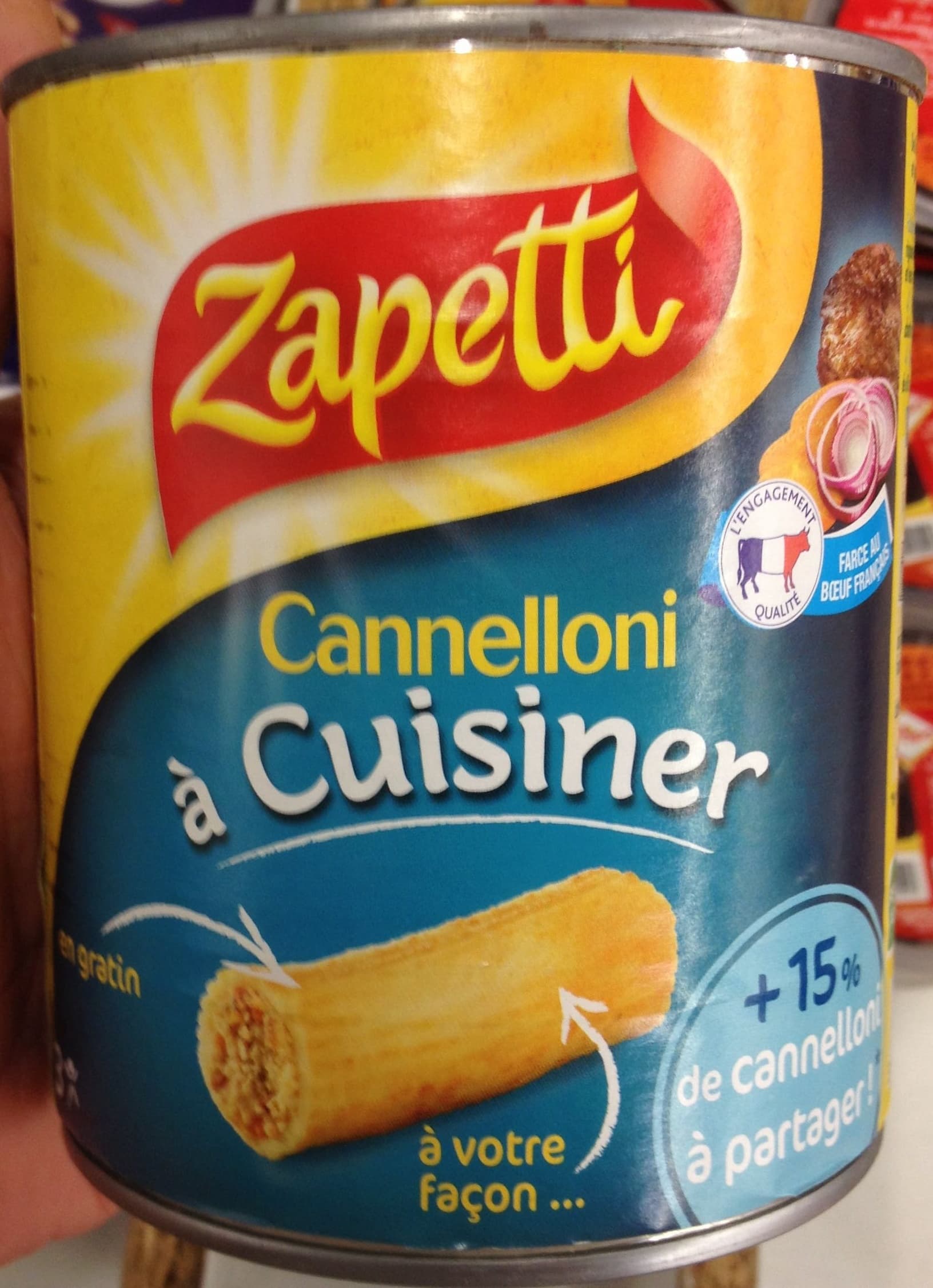 Zapetti Cannelloni à Cuisiner packshot