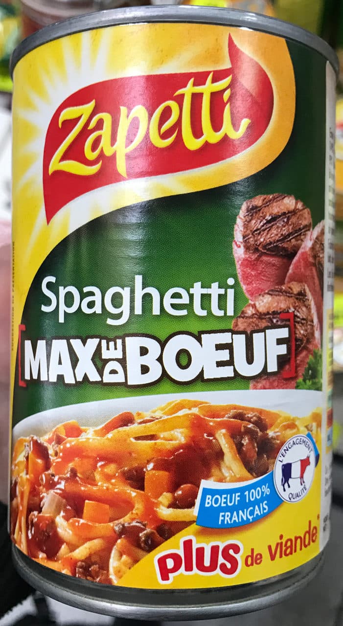 Zapetti Spaghetti Max de Boeuf packshot