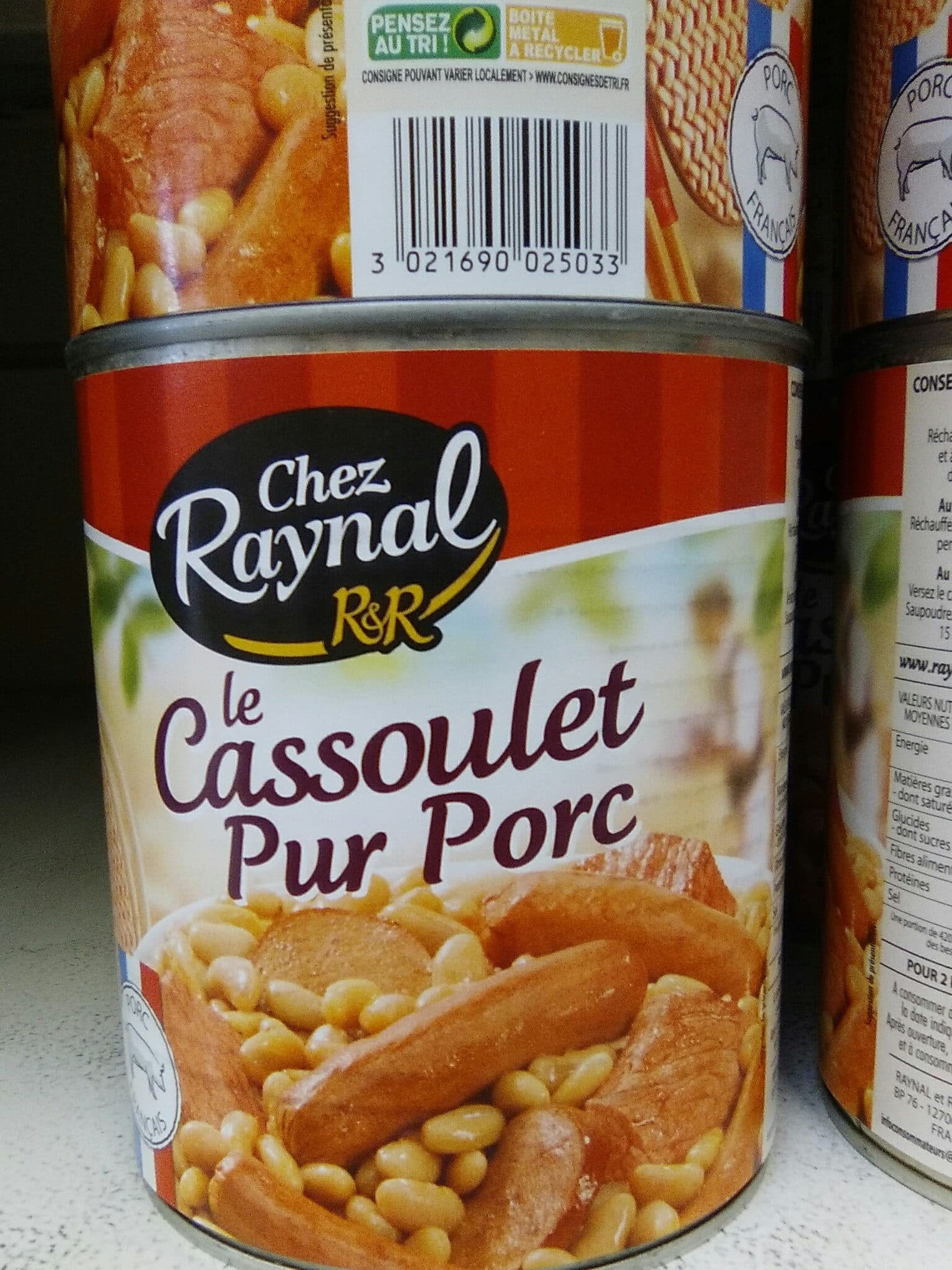 Chez Raynal Le Cassoulet pur porc packshot