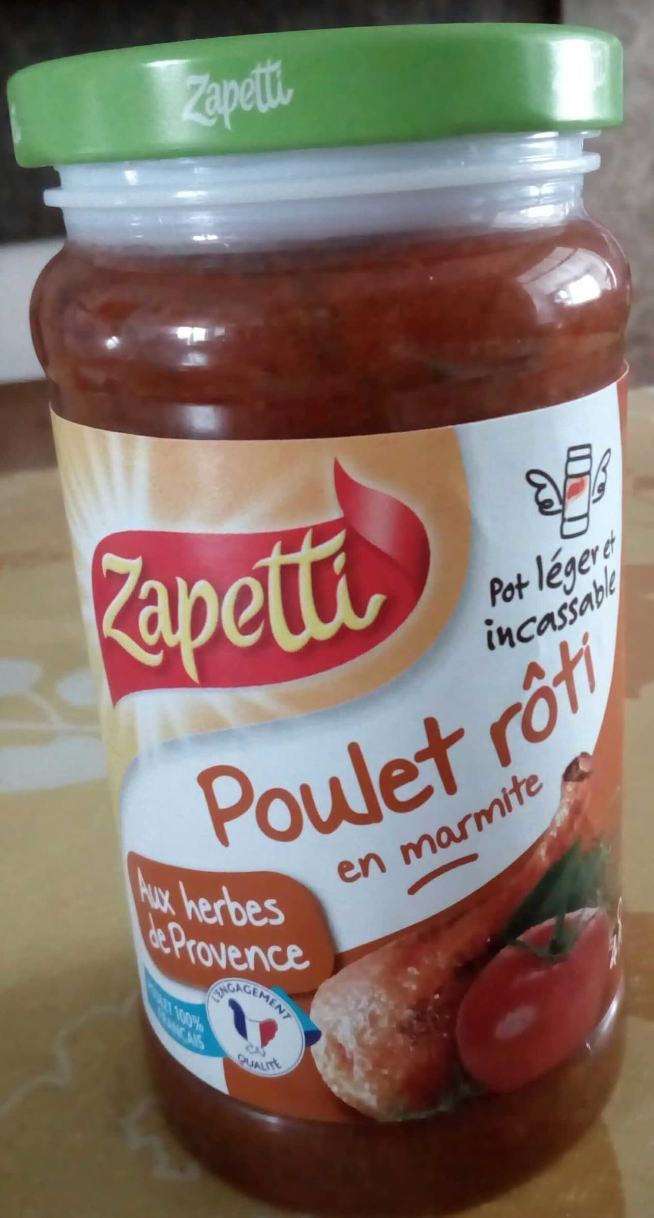 Zapetti sauce poulet rôti packshot