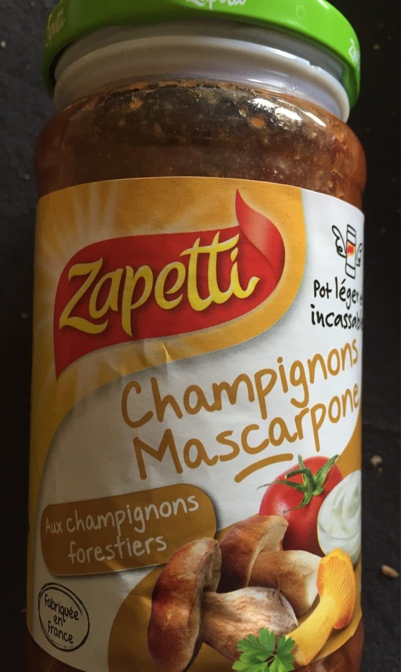 Zapetti Champignons mascarpone packshot