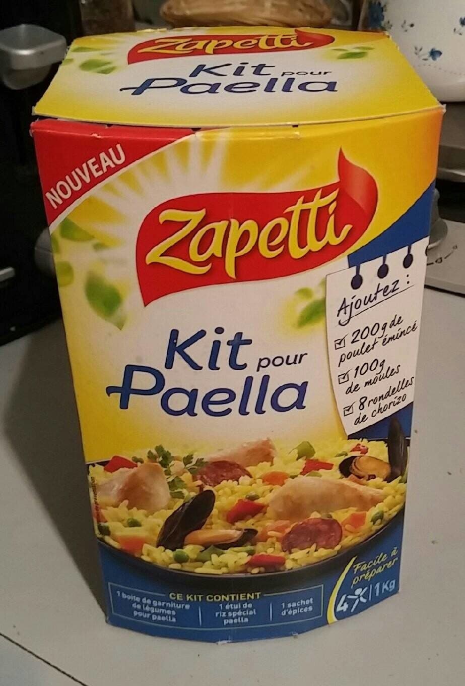 Zapetti Kit paella packshot