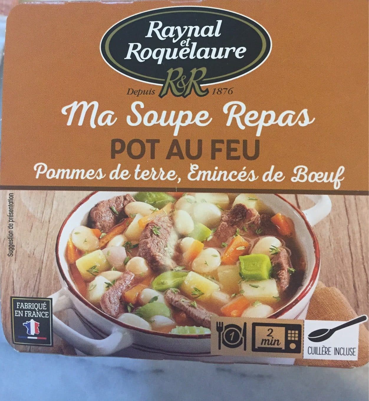 Raynal et Roquelaure Ma soupe repas « pot au feu » packshot