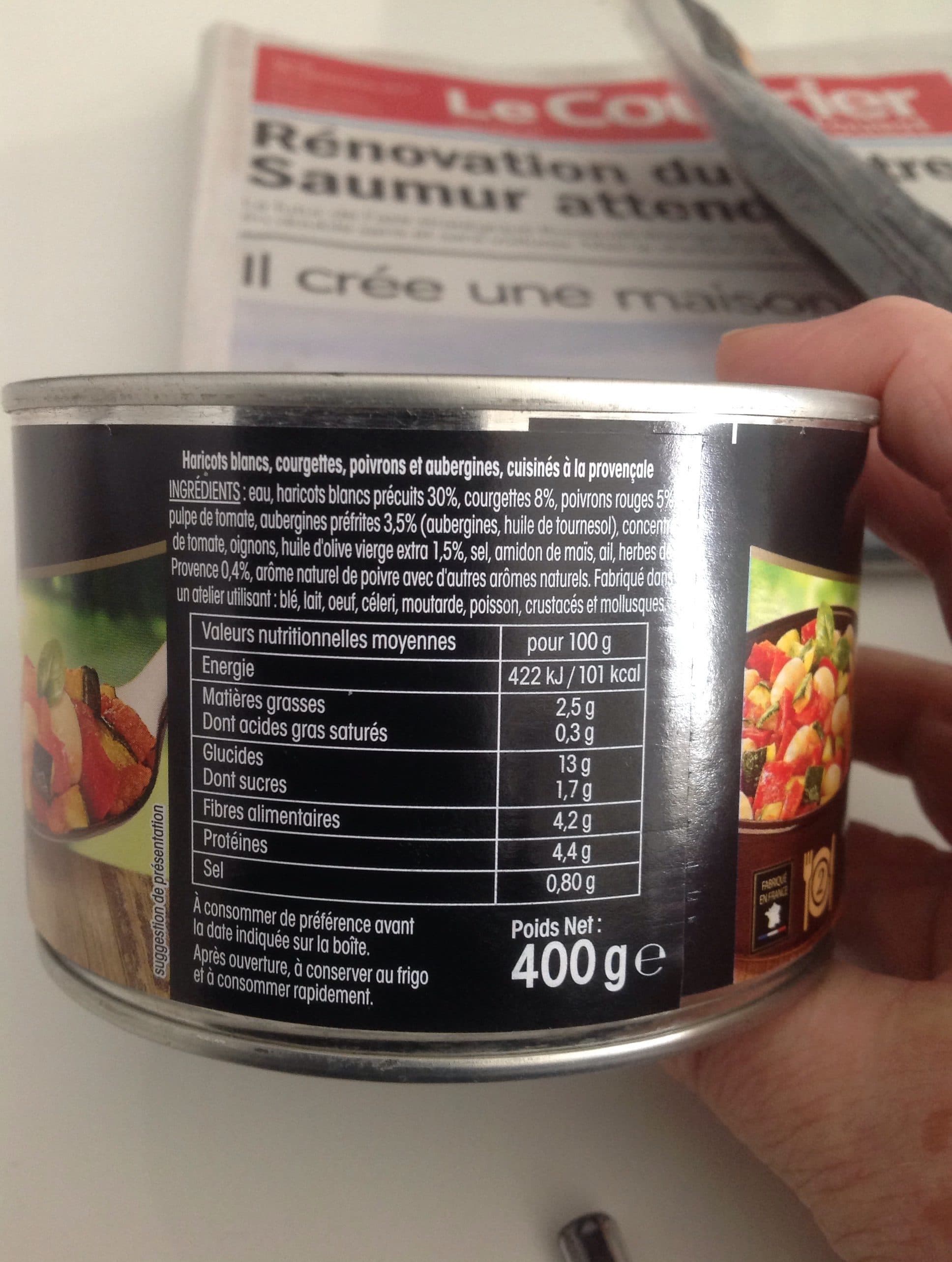 Raynal et Roquelaure Ratatouille et haricots blancs packshot