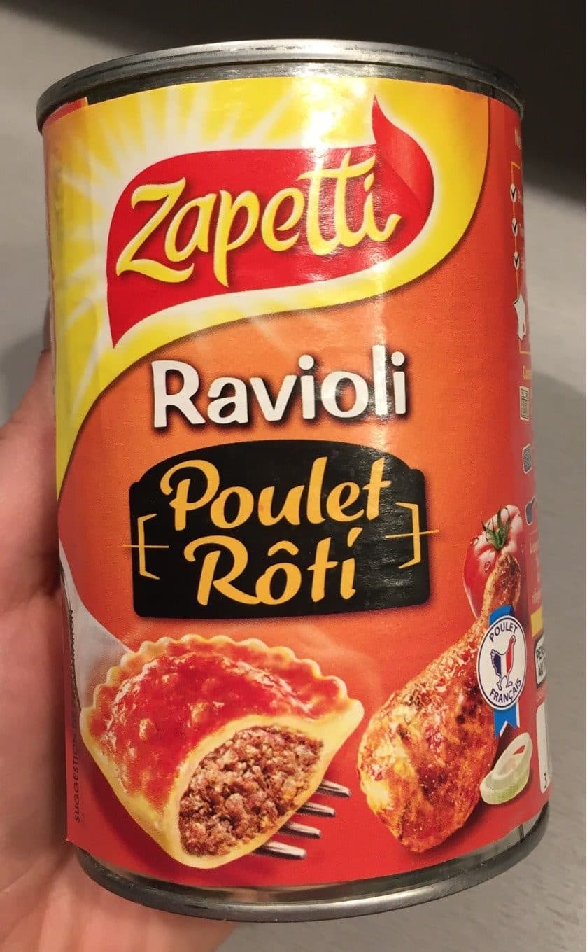 Zapetti Plat cuisiné ravioli poulet rôti Zapetti packshot
