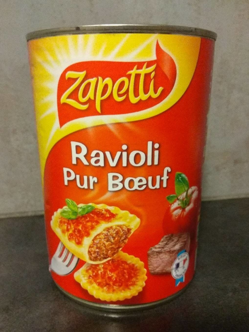 Zapetti Ravioli pur boeuf packshot
