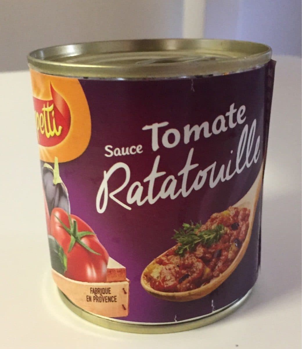Zapetti Sauce tomate ratatouille packshot
