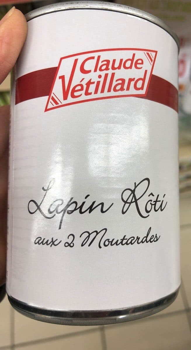 Claude Vétillard Lapin roti packshot
