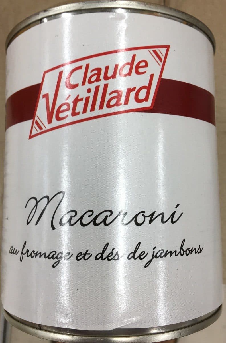 Claude Vétillard Macaroni au fromage et dés de jambon packshot