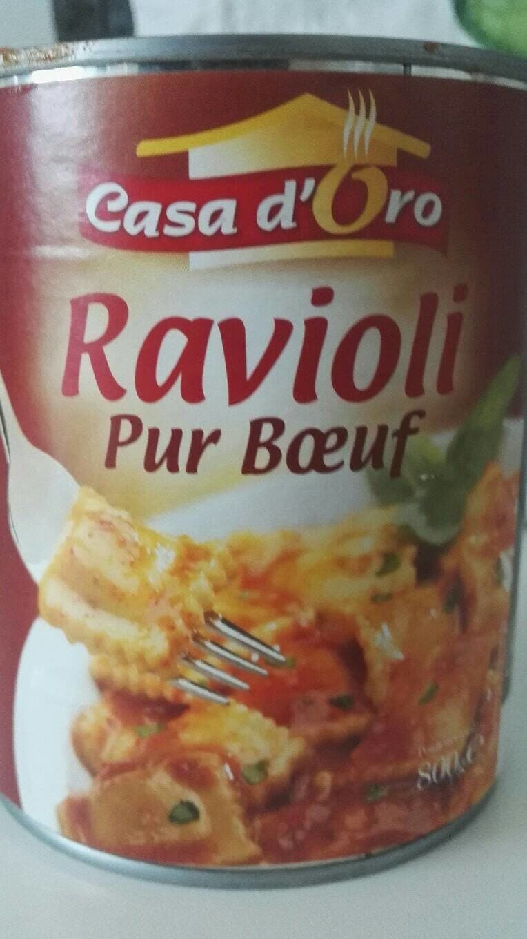 Casa D'Oro Ravioli Pur Bœuf packshot